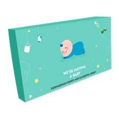 Pregnancy Announcement Gift Box 2 Large Compartments